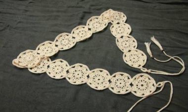 Оригинальный пояс спицами Вязание ажурные ремни шнуры пояса крючком